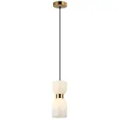 VIOKEF Memory pendellampe, glass, bronse/hvit
