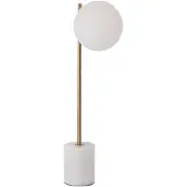 VIOKEF Silvana bordlampe, hvit/gullfarget