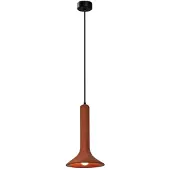 VIOKEF Funnel pendellampe, betong, rød