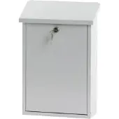 Vepa Bins Postkasse, Toledon, 12x27x40cm, hvid