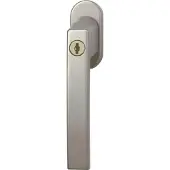 ABUS ABFS59486 Fenstergriff abschließbar Silber, Hvit, Sylinderlås, 170 mm, 80 mm, 235 mm, China