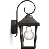 Philips myGarden Buzzard utendørs vegglampe svart