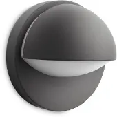 Philips myGarden June vegglampe 12 W E27 P45 IP44, antrasitt, uten lyspære