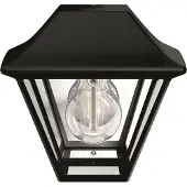 Philips myGarden Alpenglow-vegglampe, 42 W, E27, ingen pære, Vegglys, Svart, Metall, IP44, Terrasse, Hage, II