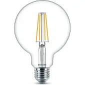 Philips LED-globepære E27 7W 827 G95 klar