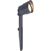 Lutec LED-spot med jordspyd EXPLORER, mørkegrå, Ø 9 cm, IP54