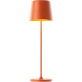 Brilliant Kaami LED-bordlampe, dimbar, oransje matt