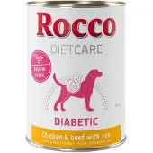 Rocco Diabetic Kylling & Okse med ris 400g 24 x 400 g
