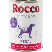 Rocco Renal med kyllinghjerter & gresskar 400g 6 x 400 g
