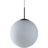 LINDBY hengelampe Marike, Ø 35 cm, hvit, glass, kuppel, E27