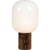 Markslöjd Bordlampe Skene med trefot og glasskjerm 44cm