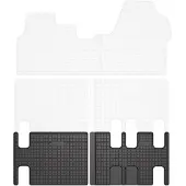 Frogum Gummimåtter Citroën Jumpy III van, 3. række 2016-