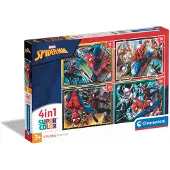 Clementoni puslespill Spider-Man, 4-i-1