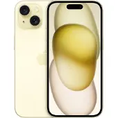 Apple Smarttelefoner iPhone 15 6,1" 256 GB Gul