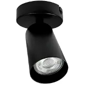 Dyberg Larsen downlight Modern, svart, lengde 14 cm