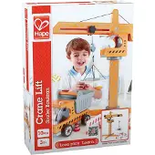 Hape Lekesett - 10 Deler - Kran - - OneSize - Bil