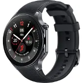 OnePlus Watch 2 - 46 mm - smartklokke med stropp - fluorelastomer - håndleddstørrelse: 140-210 mm - display 1.43 - 32 GB - Bluetooth, Wi-Fi, NFC - svart stål