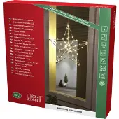Konstsmide KonstsmideMetallstjerne 90 LED 36 cmSølvAdventsstjernerFra Homeroom