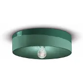 FERROLUCE Taklampe PI keramikk blank/matt Ø 40cm grønn