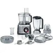 Bosch MC812M844 - Kjøkkenmaskin - 1250 W - stål/svart