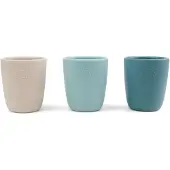 Done by Deer Kopper - 3-pack - Silikon - Blue Mix - - OneSize - Kopp