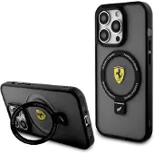 Ferrari FEHMP15SUSCAK iPhone 15 6,1" svart/svart hardcase Ring Stand 2023 Collection MagSafe