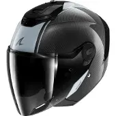 Shark Rs Jet Carbon Blank åpen Hjelm
