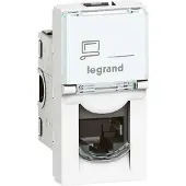 Legrand Mosaic Dataudtag Kat.6A STP 1M Hvid