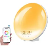 Mtp Products Sunrise Digital Vekkerklokke & Nattlys SH-01S