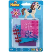 Hama Edelstener og mosegummi - Lilla/Rosa - - OneSize - Tilbehør