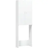vidaXL Vaskemaskinskap hvit 64x25,5x190 cm