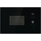 Gorenje Advanced BM201AG1BG - Mikrobølgeovn med grill - innebygd - 20 liter - 800 W - svart