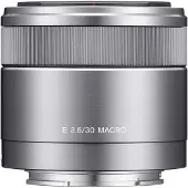 Sony SEL30M35 - Makrolinse - 30 mm - f/3.5 - E-mount - for Cinema Line a VLOGCAM a1 a1 II a6700 a7 IV a7 V a7C a7C II a7CR a7R V a9 III