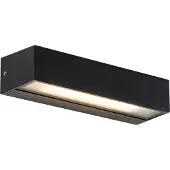 QAZQA Moderne vegglampe sort inkl. LED IP65 - Steph