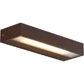 QAZQA Moderne vegglampe rustbrun 22 cm inkl. LED IP65 - Hannah