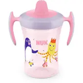 Nuk Kopp m. Drikketut og håndtak - Trainer Cup - 230 ml - - 6+ md - Kopp