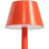LINDBY LED oppladbar lampe Gaja, rød, USB, IP44, RGBW, dimbar