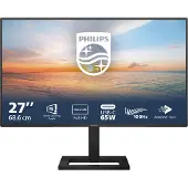 Philips 27E1N1300AE - LED-skjerm - 27" - 1920 x 1080 Full HD (1080p) @ 100 Hz - IPS - 1300:1 - 1 ms - HDMI, USB-C - høyttalere - teksturert svart