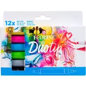Ecoline Duotip marker set Basic | 12 colours