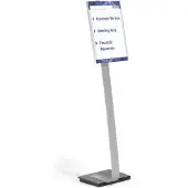 Durable 481323, Informasjonsvisning, A3, Akryl, Sølv, Horisontal/vertikal
