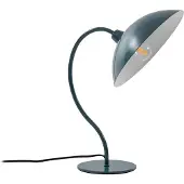 LUCANDE bordlampe Arvadon, blå, metall, 42,75 cm høy