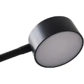 LINDBY LED-gulvlampe Maori, 140 cm, svart, CCT, dimbar
