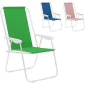 Marbueno Summer 10170 59x51x83 Cm Aluminium Fastmontert Klappstol Assortert