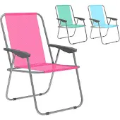 Marbueno 59x51x75 Cm Aluminium Fastmontert Klappstol Assortert