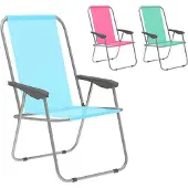 Marbueno 59x51x83 Cm Aluminium Fastmontert Klappstol Assortert