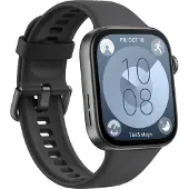 Huawei Watch Fit 3 - Aluminiumslegering - smart ur med rem - fluoroelastomer - Sort - håndledsstørrelse: 120-190 mm - display 1.82 - Bluetooth, Wi-Fi - 26 g - Sort