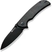SENCUT Borzam Linerlock Black Micarta