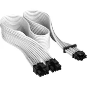 Corsair Premium individually sleeved 12VHPWR - Hvit