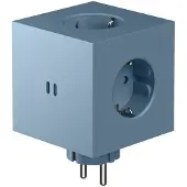 Avolt Square 2 Socket extender with 30W Dual USBC Shark Blue