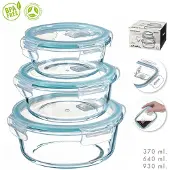 Kozina Set Borosilicato Matboks 3 Enheter